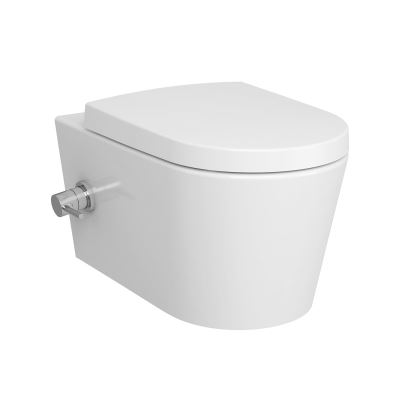 Wand-WC ohne Spülrand Bidetfunktion Thermostat