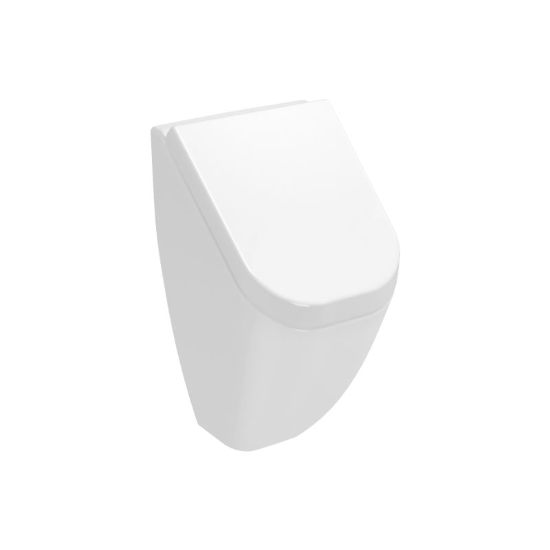 UrinalOptions Pure Style Urinal mit Deckel, Weiß Hochglanz