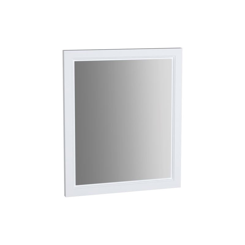 SpiegelValarte Flachspiegel, 59,5 cm, Weiß Matt