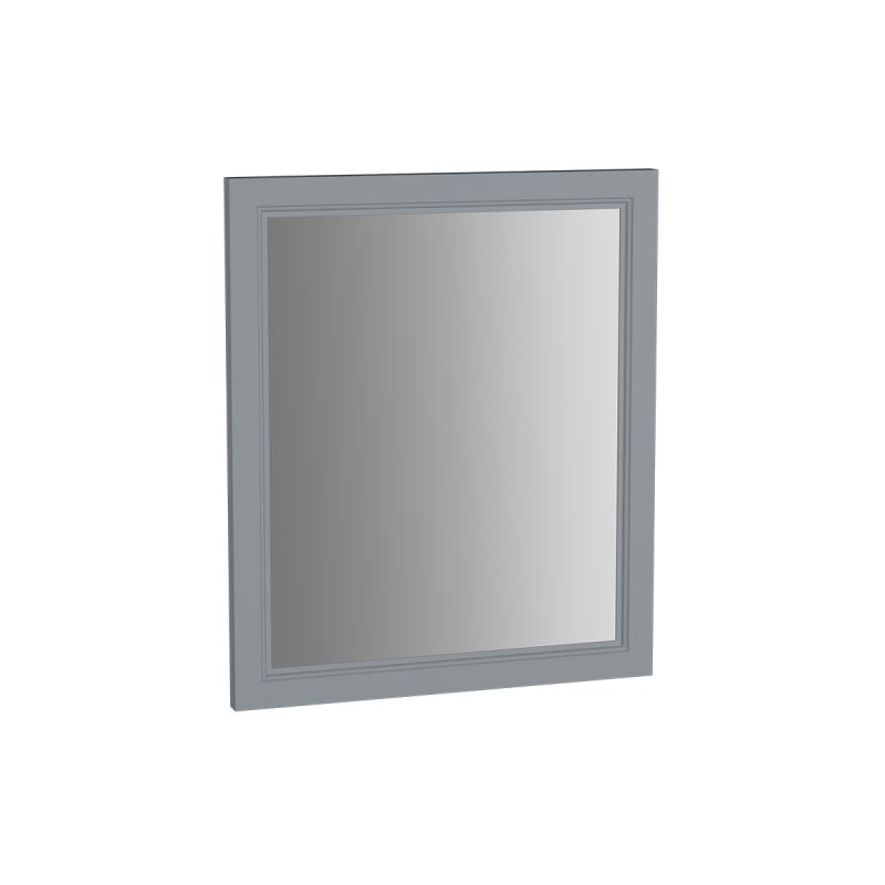 SpiegelValarte Flachspiegel, 59,5 cm, Grau Matt