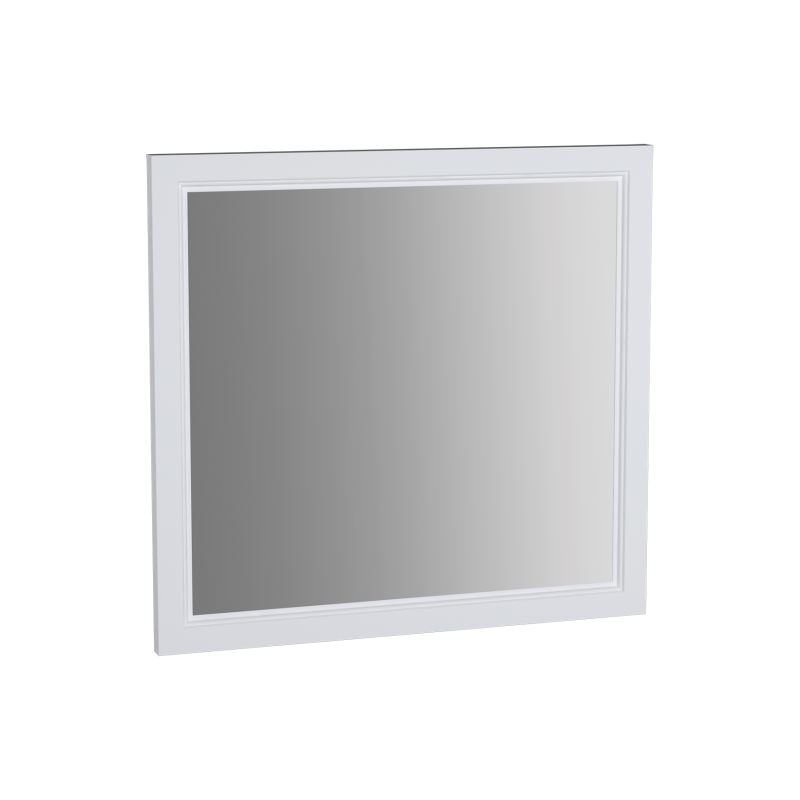 SpiegelValarte Flachspiegel, 74,5 cm, Weiß Matt