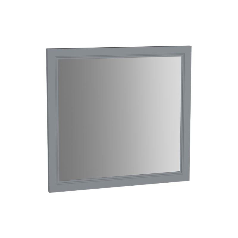 SpiegelValarte Flachspiegel, 74,5 cm, Grau Matt