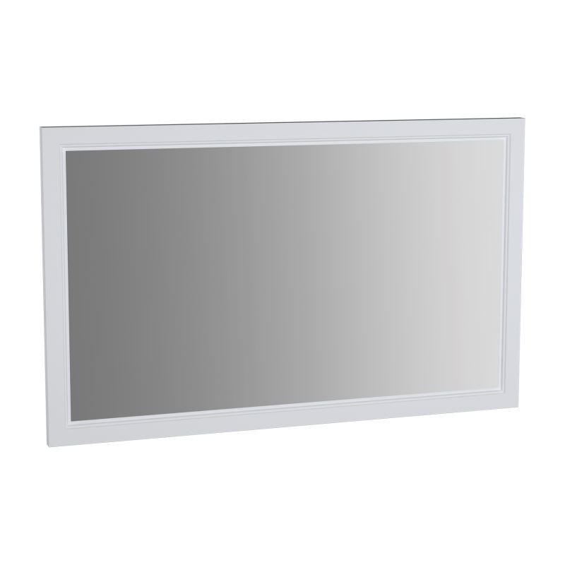 SpiegelValarte Flachspiegel, 114,5 cm, Weiß Matt