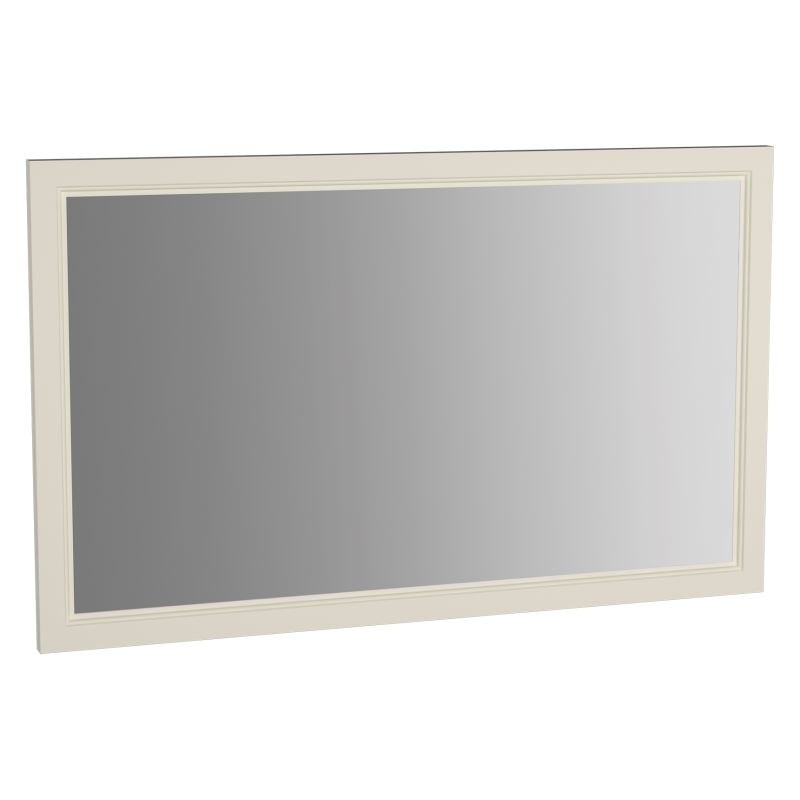 SpiegelValarte Flachspiegel, 114,5 cm, Elfenbein Matt