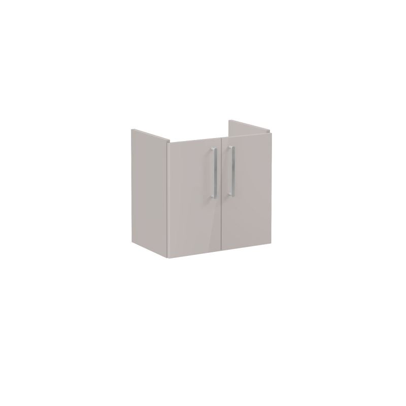 Waschtischunterschrank CompactRoot Flat Waschtischunterschrank Compact, mit 2 Türen, 56,5 cm, Sahara-Beige Hochglanz
