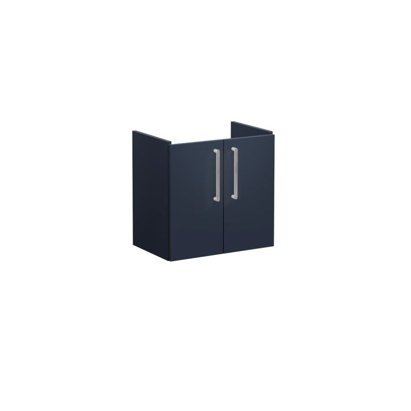 Waschtischunterschrank CompactRoot Flat Waschtischunterschrank Compact, mit 2 Türen, 56,5 cm, Dunkelblau Matt