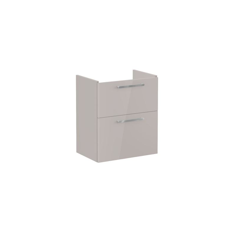 Waschtischunterschrank CompactRoot Flat Waschtischunterschrank Compact, mit 2 Vollauszügen, 56,5 cm, Sahara-Beige Hochglanz