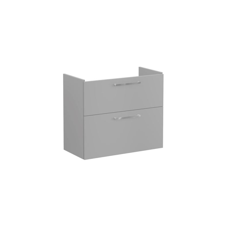 Waschtischunterschrank CompactRoot Flat Waschtischunterschrank Compact, mit 2 Vollauszügen, 76,5 cm, Felsgrau Matt