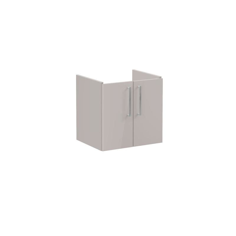 WaschtischunterschrankRoot Flat Waschtischunterschrank, mit 2 Türen, 56,5 cm, Sahara-Beige Hochglanz
