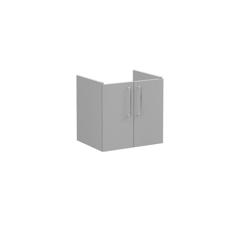 WaschtischunterschrankRoot Flat Waschtischunterschrank, mit 2 Türen, 56,5 cm, Felsgrau Matt