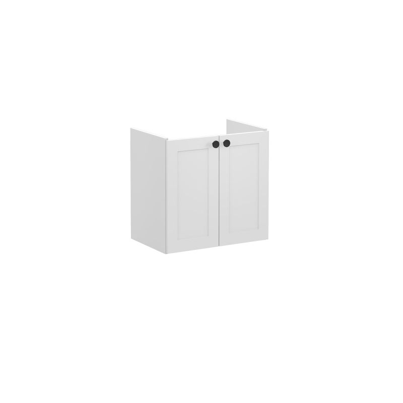 Waschtischunterschrank CompactRoot Classic Waschtischunterschrank Compact, mit 2 Türen, 56,5 cm, Hellgrau Matt