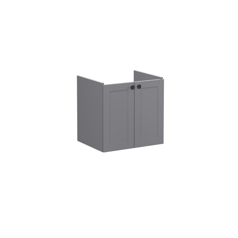 WaschtischunterschrankRoot Classic Waschtischunterschrank, mit 2 Türen, 56,5 cm, Grau Matt