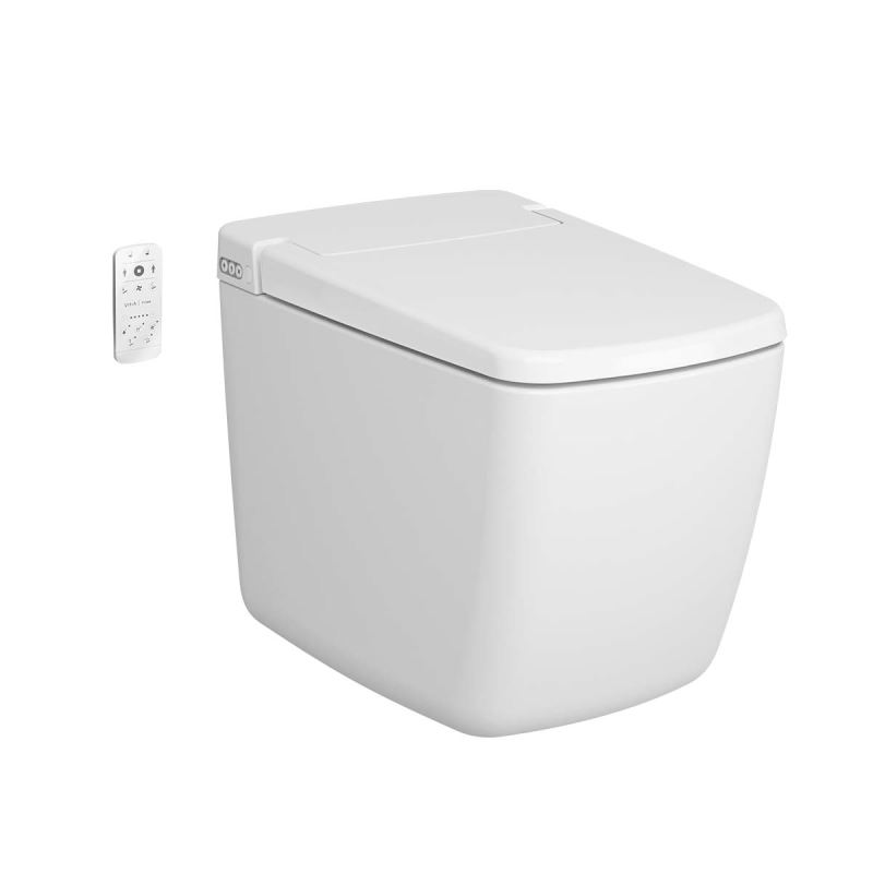 Dusch-Stand-WCV-Care Prime Dusch-Stand-WC mit Sitzautomatik Deckel Thermoplast, Weiß