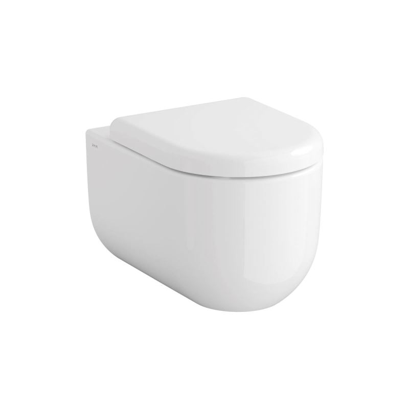 Wand-WC ohne Spülrand BidetfunktionLiquid Tiefspüler-Wand-WC ohne Spülrand, 38 cm, Weiß Hochglanz