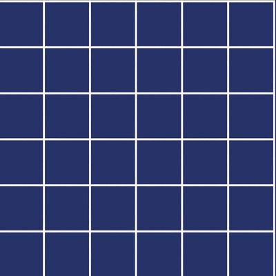 2.5x2.5 PRO Color Mosaik Kobalt Blau Brillant