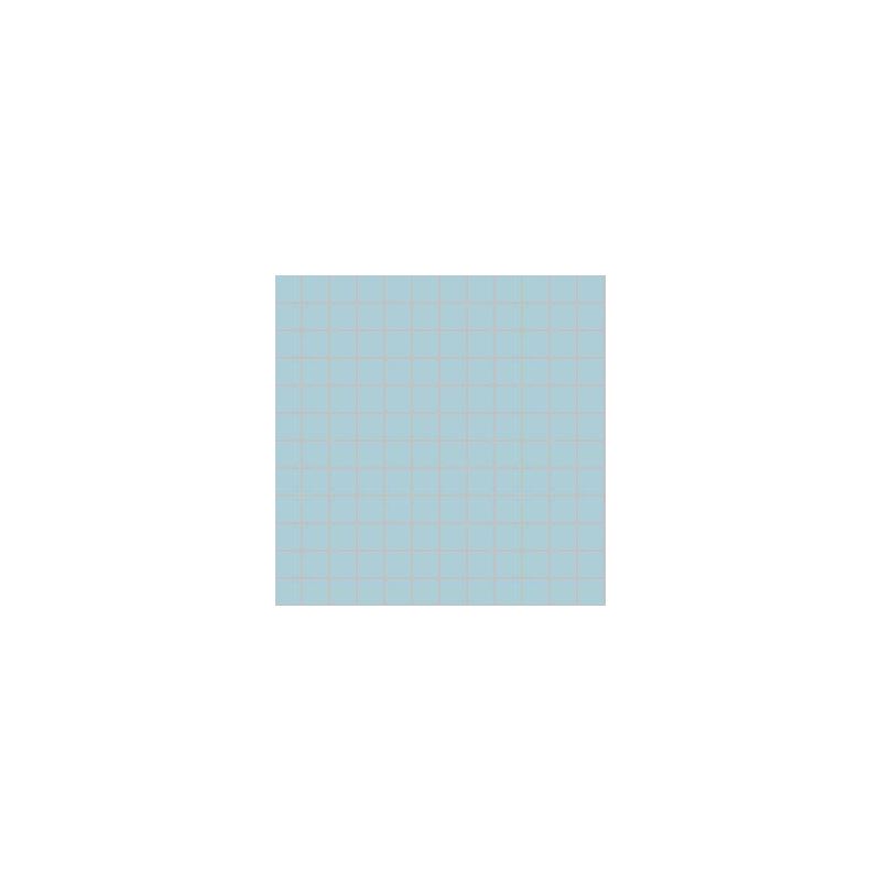 2.5x2.5 PRO Color Mosaik Pool Blau BrillantSchnitt Tile, Brillant