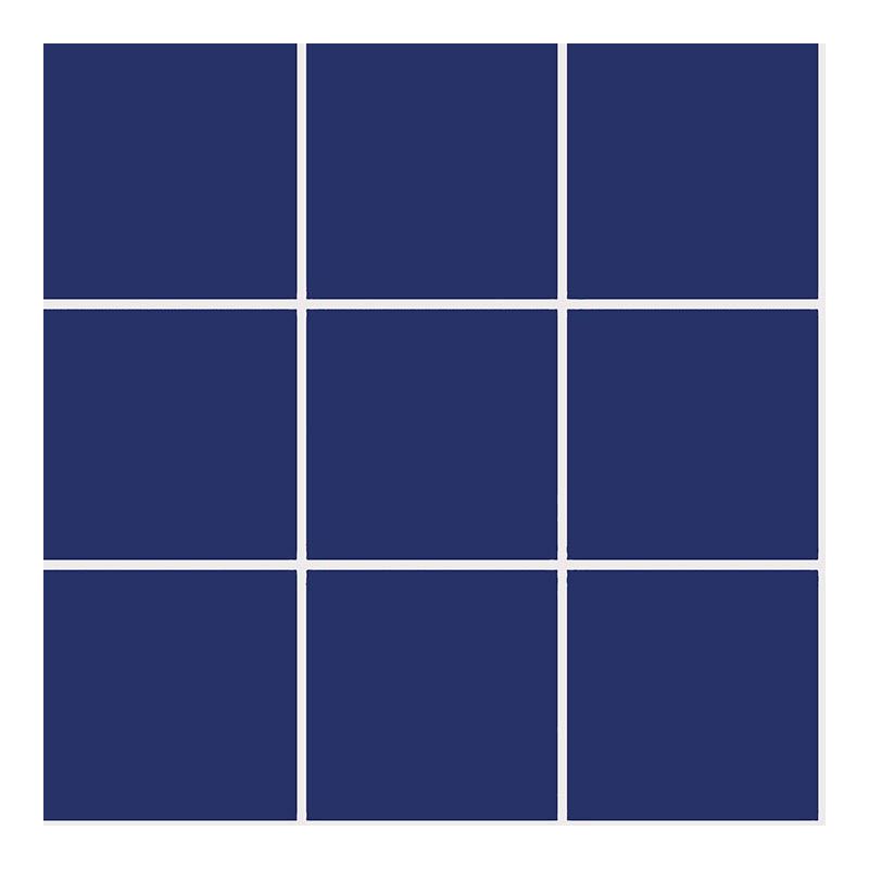 10x10 PRO Color Mosaik Kobalt Blau BrillantSchnitt Tile, Brillant