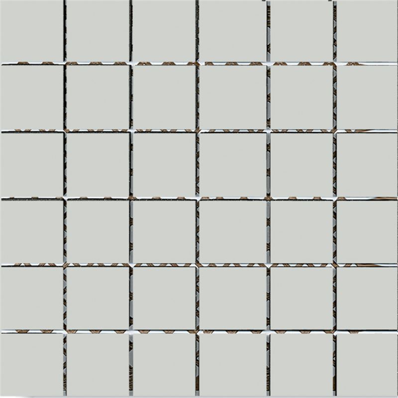 5x5 PRO Function Mosaik Silber Matt R10BSchnitt Flisen, Matt