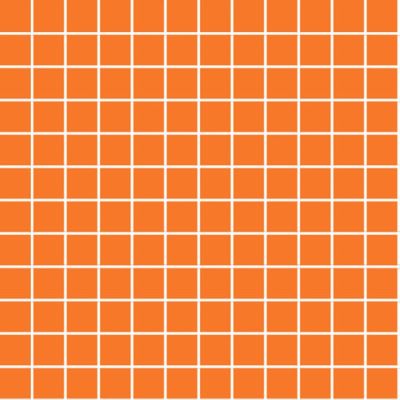 2.5x2.5 PRO Color Mosaik Orange Matt