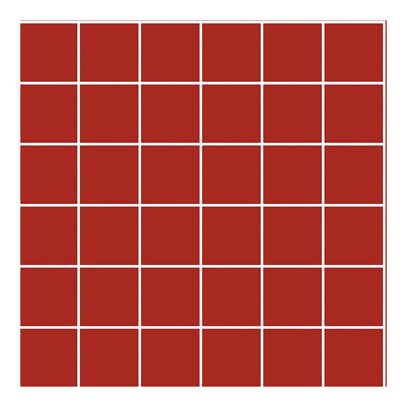 5x5 PRO Color Mosaik Rot BrillantSchnitt Tile, Brillant