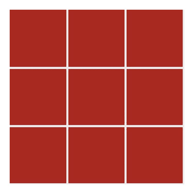 10x10 PRO Color Mosaik Rot BrillantSchnitt Tile, Brillant
