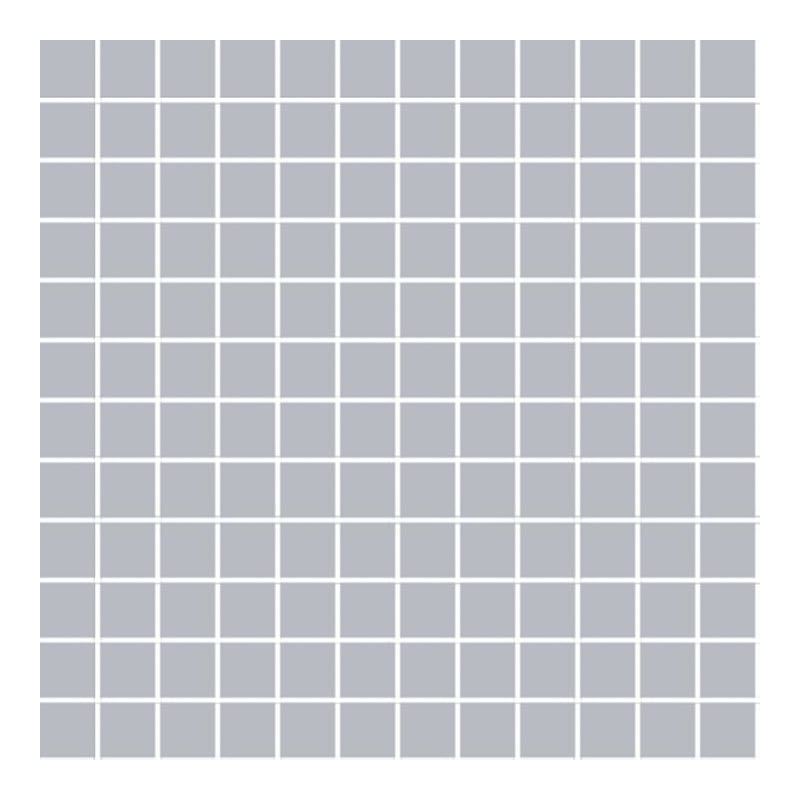 2.5x2.5 PRO Color Mosaik Grau MattSchnitt Flisen, Matt