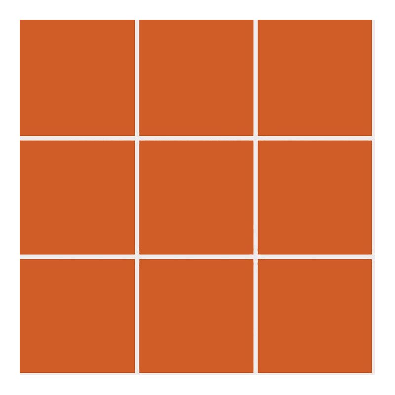 10x10 PRO Color Mosaik Orange BrillantSchnitt Tile, Brillant