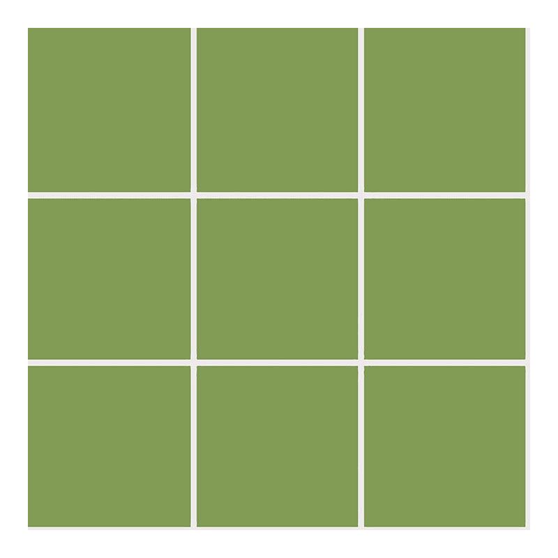 10x10 PRO Color Mosaik Grün BrillantSchnitt Tile, Brillant