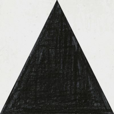 15x15 Atelier 01 Carrelage triangle (Positif) Schwarz Matt